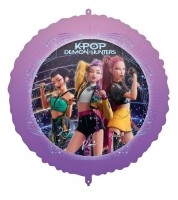 Runder Folienballon "KPop Demon Hunters" - 46 cm