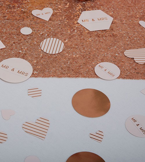 Tischstreuteile "Geo Chic"