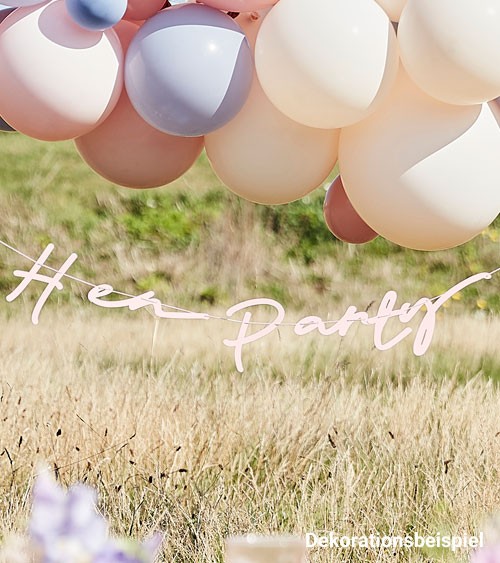 Hen Party Girlande - rosa -1,5 m