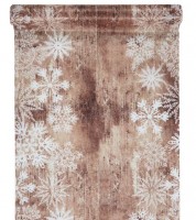 Tischläufer "Rustic Snow" - 30 cm x 5 m