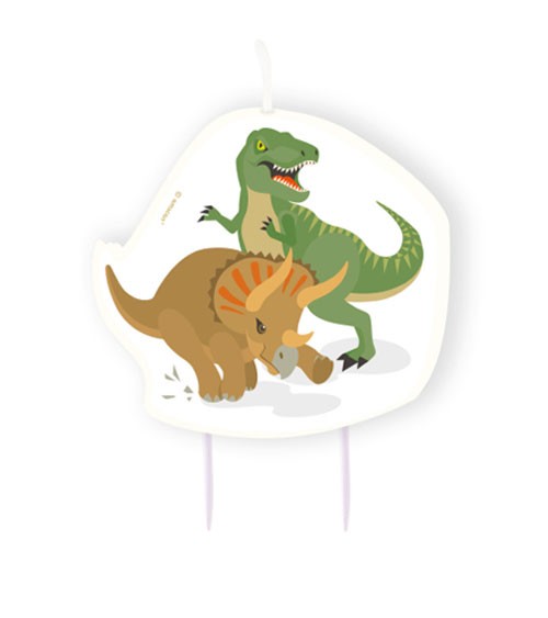 Figuren-Kerze "Happy Dinosaur" - 10 cm