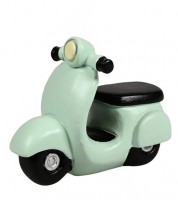 Mini Motorroller aus Polyresin - 8 cm