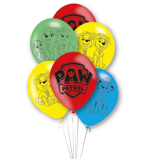 Luftballon-Set "Paw Patrol" - 6-teilig