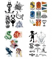 Harry Potter Tattoos - 35-teillig