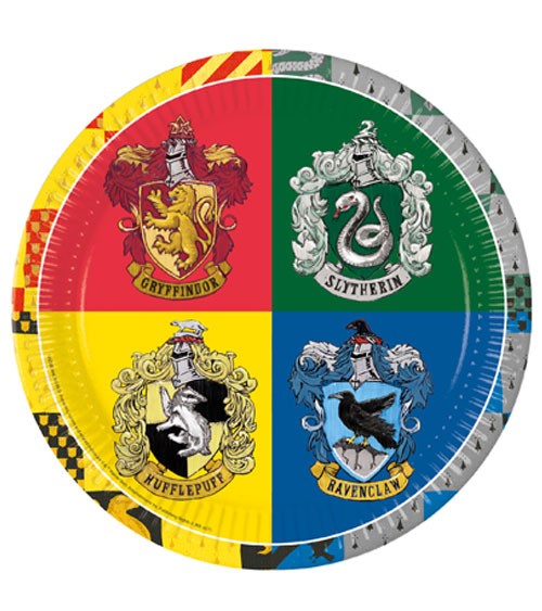 Pappteller "Harry Potter - Hogwarts" - 8 Stück