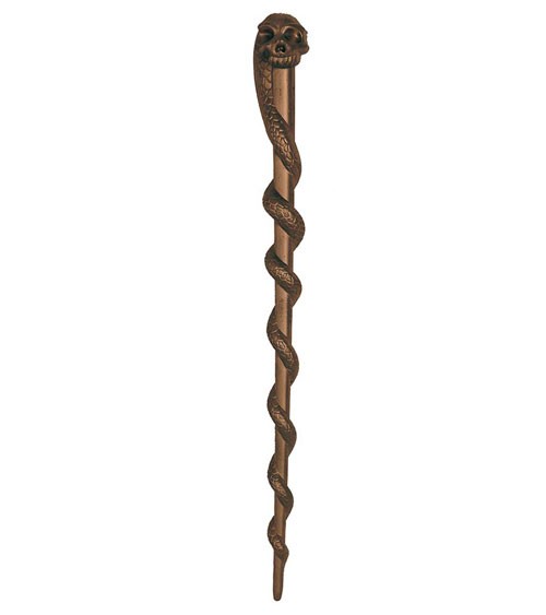 Schlangen-Zauberstab aus Kunststoff - 34 cm