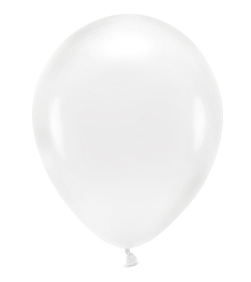 Standard-Ballons - crystal clear - 30 cm - 10 Stück