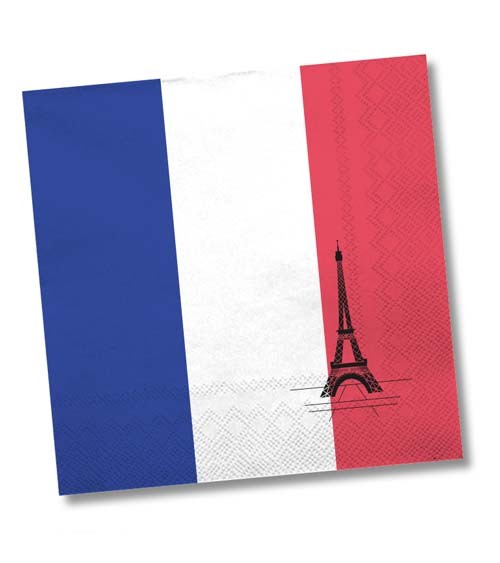 Servietten "Frankreich" - 20 Stück