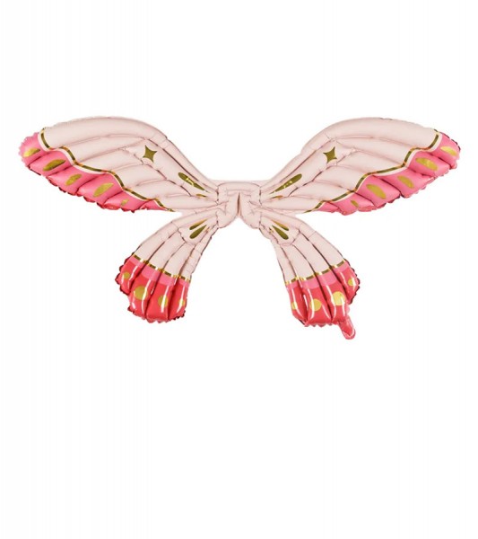 Folienballon "Schmetterlingsflügel" - rosa - 102 x 50 cm