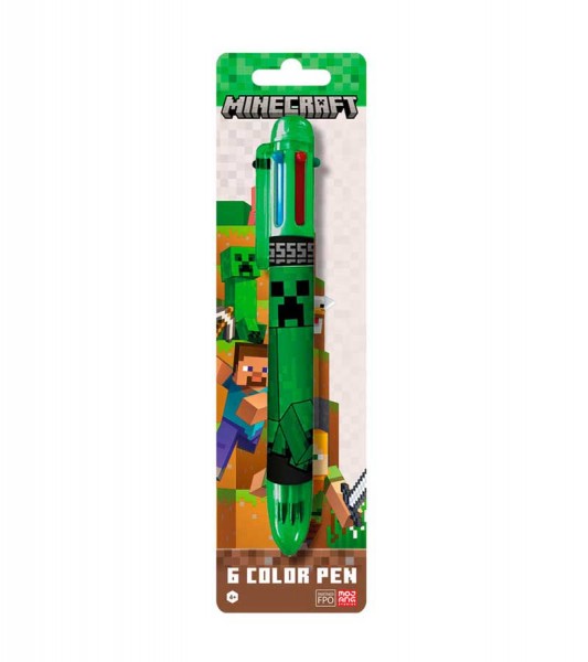 Sechsfarben-Kugelschreiber "Minecraft"