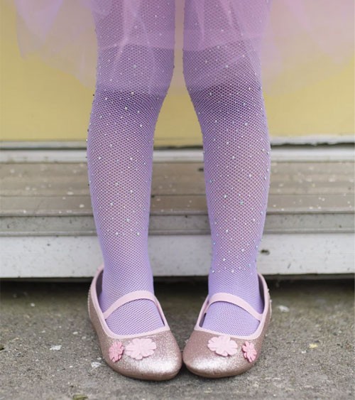 Strumpfhose mit Strass - 3-8 Jahre