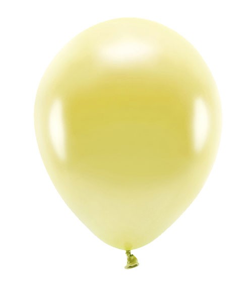Metallic-Ballons - light gold - 30 cm - 10 Stück