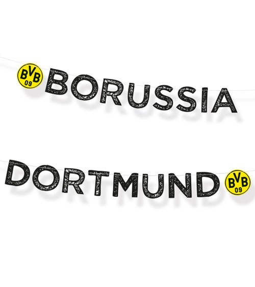 Schriftzuggirlande "BVB Dortmund" - 1,8 m