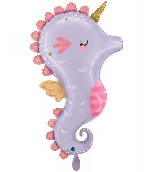 XXL-Folienballon "Seepferdchen" - 106 cm