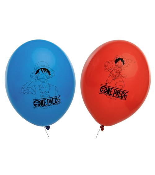 Luftballons "One Piece" - 6 Stück