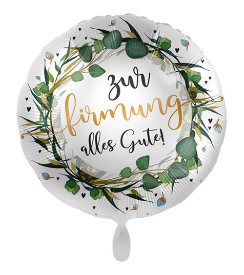 Folienballon "Zur Firmung alles Gute" - 43 cm