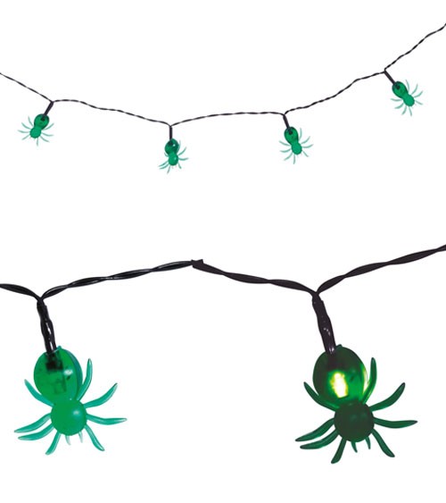 LED-Lichterkette "Spinnen" - 90 cm