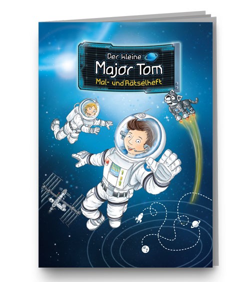 Kleines Mal- und Rätselbuch "Der kleine Major Tom"