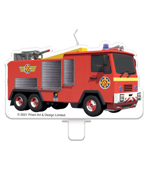 Kuchenkerze "Feuerwehr" - 9,3 x 5,2 cm