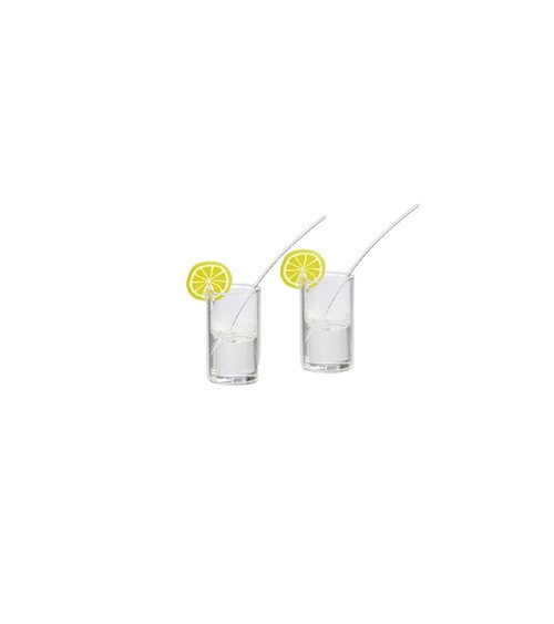 Miniatur Cocktailglas - 1,2 cm - 2 Stück