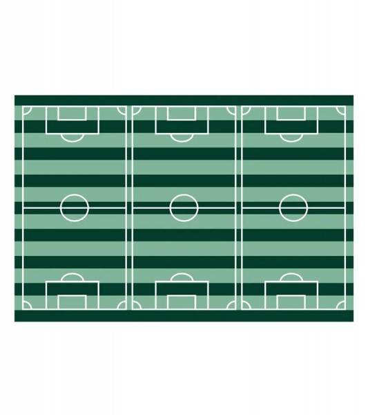 Kunststoff-Tischdecke "Fußballfeld" - 120 x 180 cm