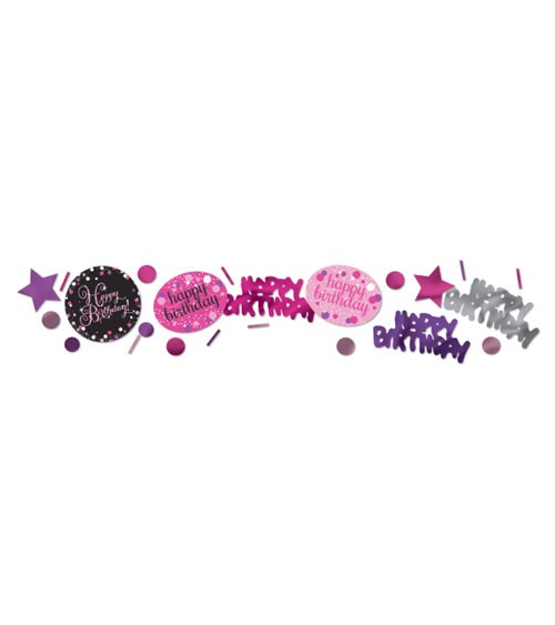 Konfetti "Sparkling Pink" - Happy Birthday - 34 g