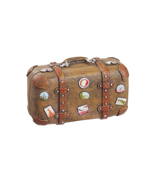 Mini Koffer "Reif für die Insel" - 5,8 x 3,5 cm