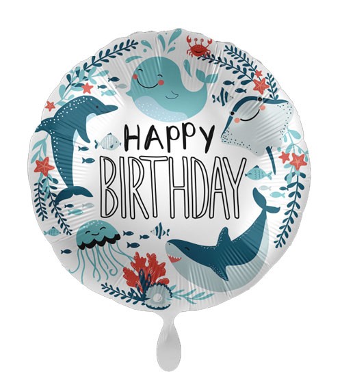Folienballon "Under the Sea" - Happy Birthday