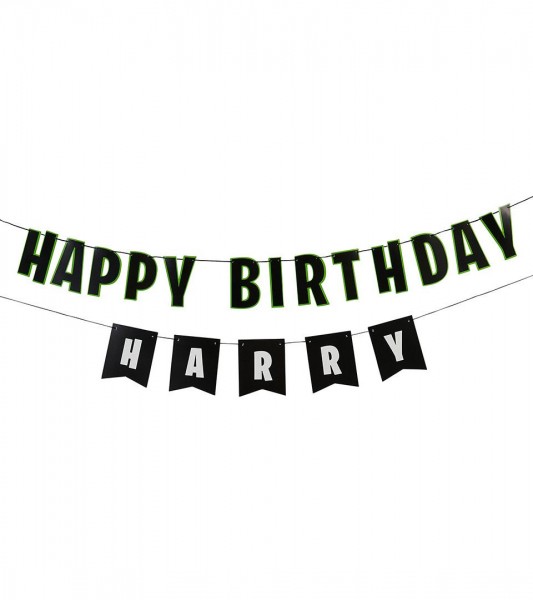 DIY Happy Birthday Girlande zum Individualisieren - 2 m