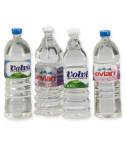 Wasserflaschen aus Kunststoff - 1:12 - 4 Stück