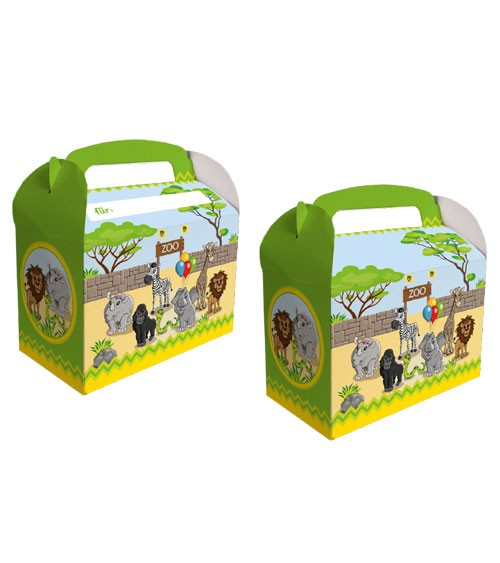 Geschenkeboxen "Zoo" - 8 Stück