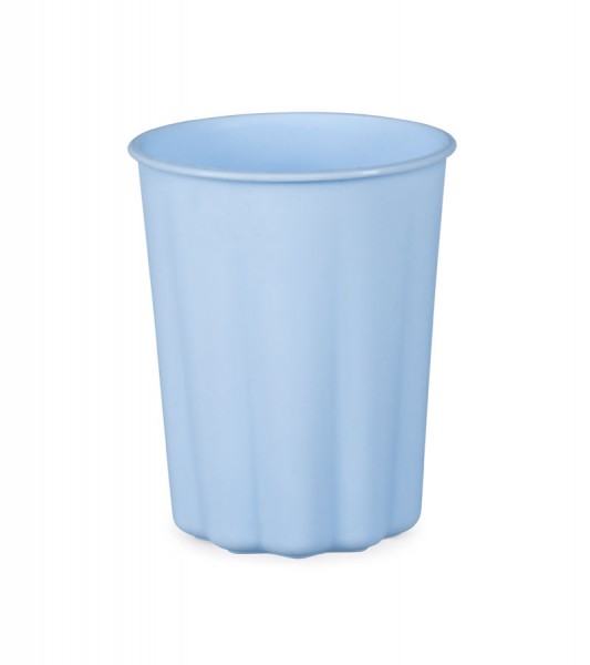 Becher aus Kunststoff - reusable - hellblau - 220 ml - 4 Stück