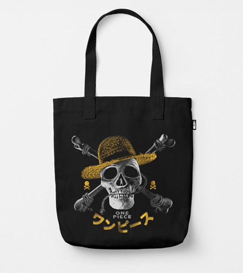 Stofftasche "One Piece" - Jolly Roger - 37 x 39 x 5 cm