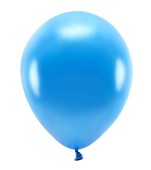 Metallic-Ballons - blau - 30 cm - 10 Stück