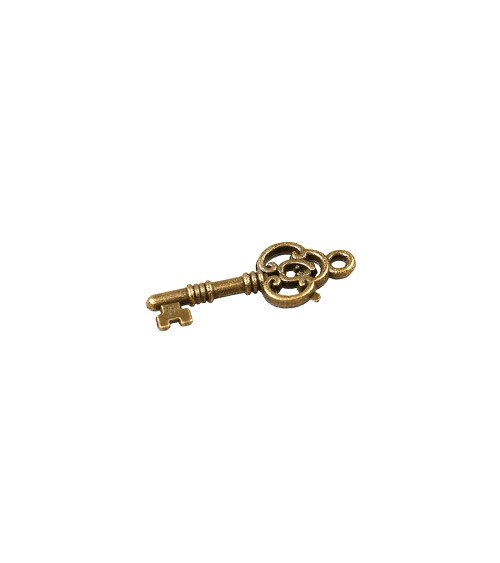 Miniatur Schlüssel aus Metall - 1 x 2,8 cm