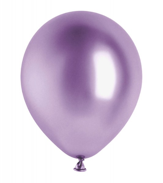 Glossy-Luftballons - violett - 50 Stück