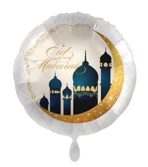 Folienballon "Eid Mubarak" - Shining Moon