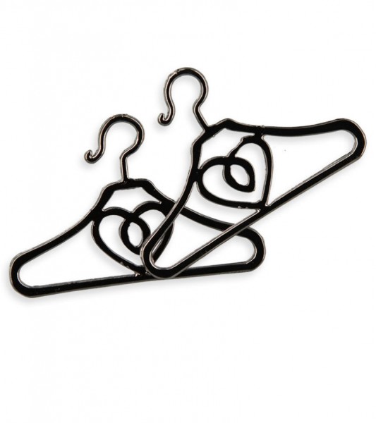 Kleiderbügel aus Metall - 4,5 x 3 cm - 2 Stück