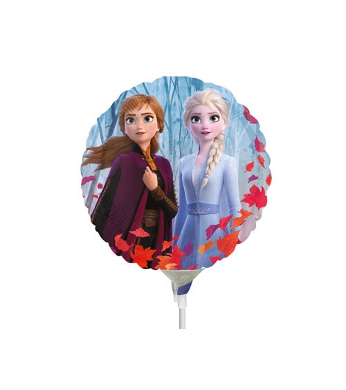Runder Mini-Folienballon "Frozen 2" - 23 cm