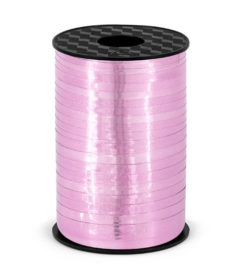 Geschenkband - metallic rosa - 5 mm x 225 m