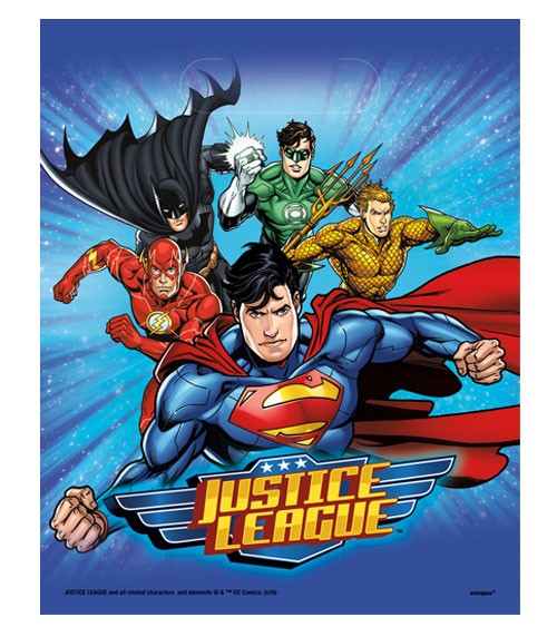 Mitgebsel-Tüten "Justice League" - 8 Stück