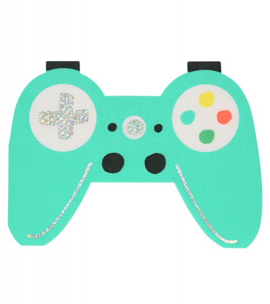 Controller-Servietten "Level up" - 16 Stück