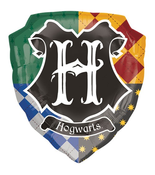 Supershape-Folienballon "Harry Potter Hogwarts Wappen" - 68 x 63 cm