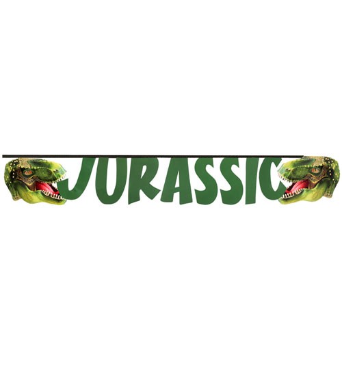 Girlande aus Papier "Jurassic" - 5 m