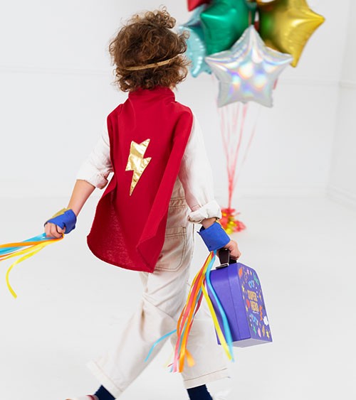 Kinderkoffer mit Kostüm "Superhero" - 6-teilig
