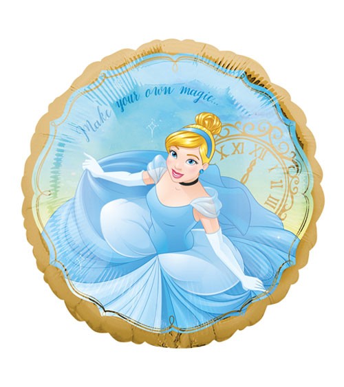 Runder Folienballon "Disney Princess - Cinderella" - 43 cm