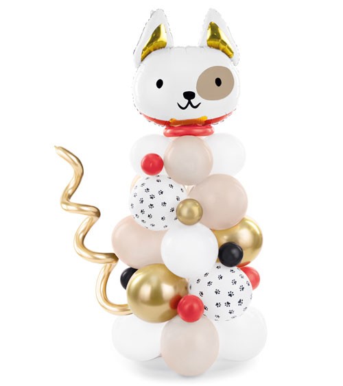 DIY Ballon-Bouquet "Hund" - 83 x 155 cm - 38-teilig