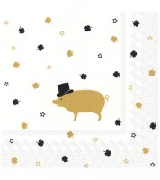 Servietten "Mr Pig" - 20 Stück