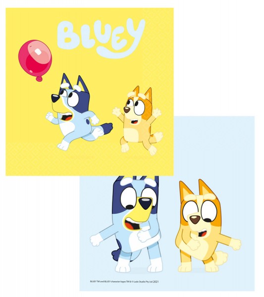 Servietten "Bluey"- 16 Stück