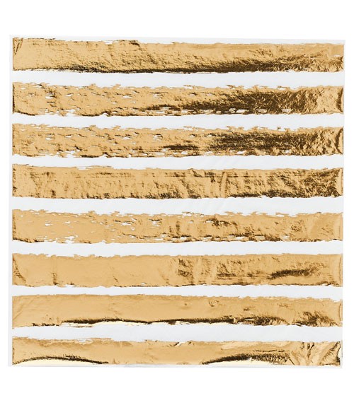 Servietten "Metallic Mix Up" - gold - 16 Stück